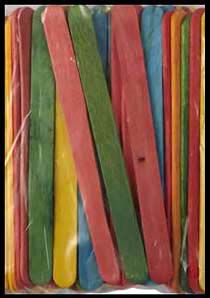 Popsicle sticks are basis of many kids birthday party craft projects in NY, NJ, CT 