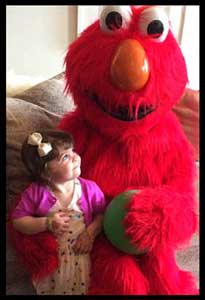 Kids love having Elmo character come to their birthday party in Long Island NY